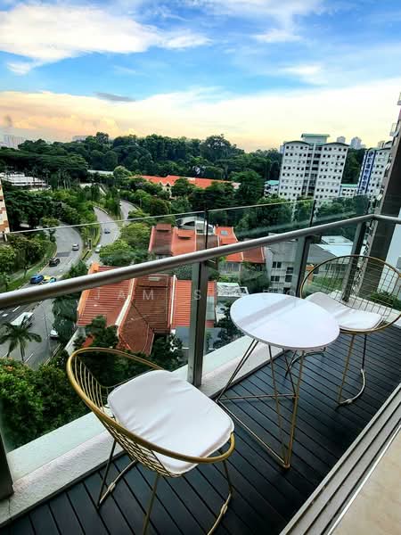 Cairnhill Crest, 8 Cairnhill Circle, 2 Bedrooms, 1,206 sqft, Condominium For Rent, by James Yeo, 500233638 - Balcony - PropertyGuru.com.sg