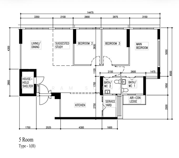 614B Tampines North Drive 1, 614B Tampines North Drive 1, 3 Bedrooms, 1,210 sqft, HDB Flat For Rent, by Ram Subra, 500233658 - PropertyGuru.com.sg