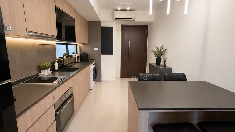 Parc Olympia, 54 Flora Drive, 2 Bedrooms, 657 sqft, Condominium For Sale, by Sean Ng, 500233660 - Kitchen - PropertyGuru.com.sg