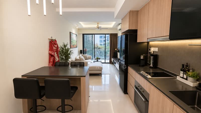 Parc Olympia, 54 Flora Drive, 2 Bedrooms, 657 sqft, Condominium For Sale, by Sean Ng, 500233660 - Living Room - PropertyGuru.com.sg