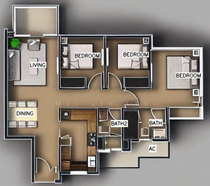 Blossom Residences, 30 Segar Road, 3 Bedrooms, 969 sqft, Condominium For Sale, by Mei Jih Lee, 500233661 - PropertyGuru.com.sg