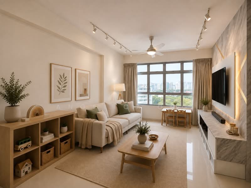 7 Upper Aljunied Lane, 7 Upper Aljunied Lane, 3 Bedrooms, 1,001 sqft, HDB Flat For Sale, by Angelica Ong, 500233674 - Living Room - PropertyGuru.com.sg