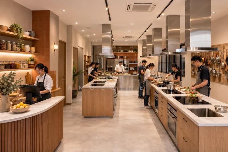 Versatile Commercial Unit with No Takeover Fee on Cavan Rd / Lavender St / Horne Rd, Cavan Road, 1,950 sqft, Food & Beverage For Rent, by Evangeline Ho, 500233691 - Culinary School - AI Rendering - CommercialGuru.com.sg