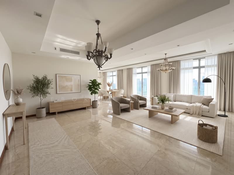 The Marbella, 29 Mount Sinai Rise, 4 Bedrooms, 3,003 sqft, Condominium For Sale, by Deborah Lu 陆滢滢, 500233716 - Living Room - PropertyGuru.com.sg