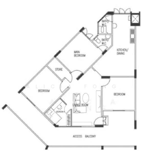 610 Ang Mo Kio Avenue 4, 610 Ang Mo Kio Avenue 4, 3 Bedrooms, 1,022 sqft, HDB Flat For Sale, by Alicia Fong, 500233722 - PropertyGuru.com.sg