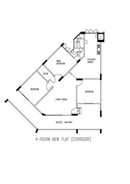 610 Ang Mo Kio Avenue 4, 610 Ang Mo Kio Avenue 4, 3 Bedrooms, 1,022 sqft, HDB Flat For Sale, by Alicia Fong, 500233722 - PropertyGuru.com.sg