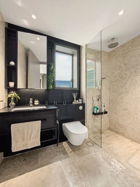 Haus On Handy, 28 Handy Road, 3 Bedrooms, 969 sqft, Condominium For Rent, by Joshua Soh, 500233751 - Bathroom - PropertyGuru.com.sg