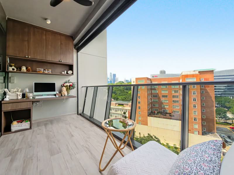 Haus On Handy, 28 Handy Road, 3 Bedrooms, 969 sqft, Condominium For Rent, by Joshua Soh, 500233751 - Balcony and View - PropertyGuru.com.sg