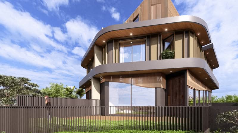 Rare! Exclusive Pair Brand New Semi-D with Pool, Lift Within 1km to Top School, Min to MRT, , 6 Bedrooms, 7,560 sqft, Semi-Detached House For Sale, by Jessie Lim, 500233820 - Exterior - PropertyGuru.com.sg