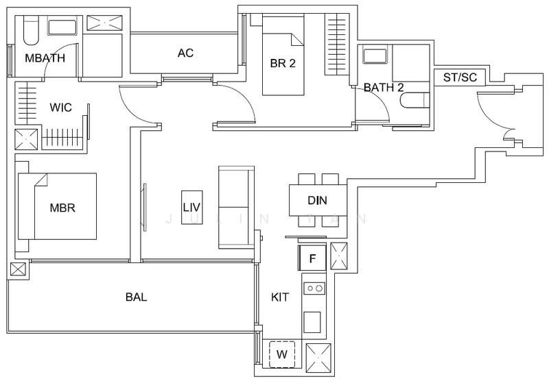 Sky Vue, 3 Bishan Street 15, 2 Bedrooms, 807 sqft, Condominium For Rent, by Julin Tan, 500233833 - PropertyGuru.com.sg