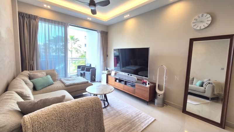 Parc Olympia, 52 Flora Drive, 2 Bedrooms, 797 sqft, Condominium For Sale, by Shaun Dhillon, 500233887 - Living Room - PropertyGuru.com.sg