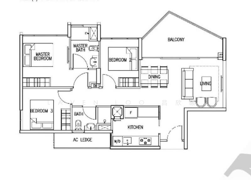 The Skywoods, 7 Dairy Farm Heights, 3 Bedrooms, 947 sqft, Condominium For Sale, by Laven Loo 吕欣颐, 500233903 - PropertyGuru.com.sg