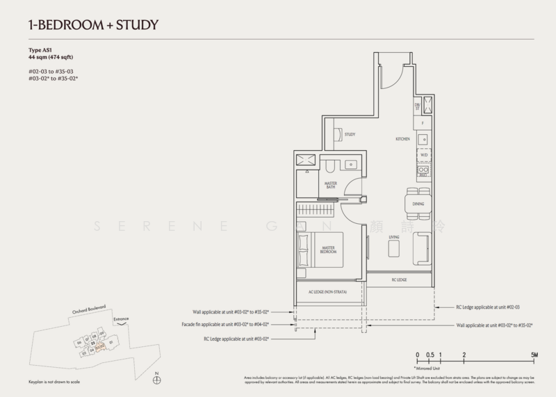 UPPERHOUSE at Orchard Boulevard, 22 Orchard Boulevard, 1 Bedroom, 474 sqft, Condominium For Sale, by Serene Gan 顏詩玲, 500233938 - PropertyGuru.com.sg