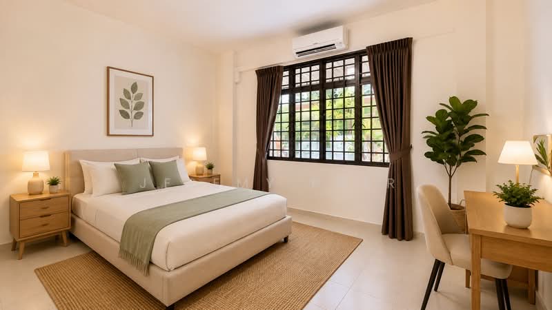 Serangoon Garden Estate 1 storey semi detached, Farleigh Ave, Portchester, Bridport, Cowdray, Huddington, 5 Bedrooms, 3,500 sqft, Semi-Detached House For Rent, by Jeremy Pher, 500234003 - Bedroom - PropertyGuru.com.sg