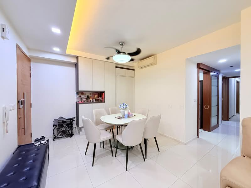The Topiary, 21 Fernvale Lane, 3 Bedrooms, 1,055 sqft, Condominium For Sale, by Jose Loh Zhenhao, 500234040 - Dining Room - PropertyGuru.com.sg