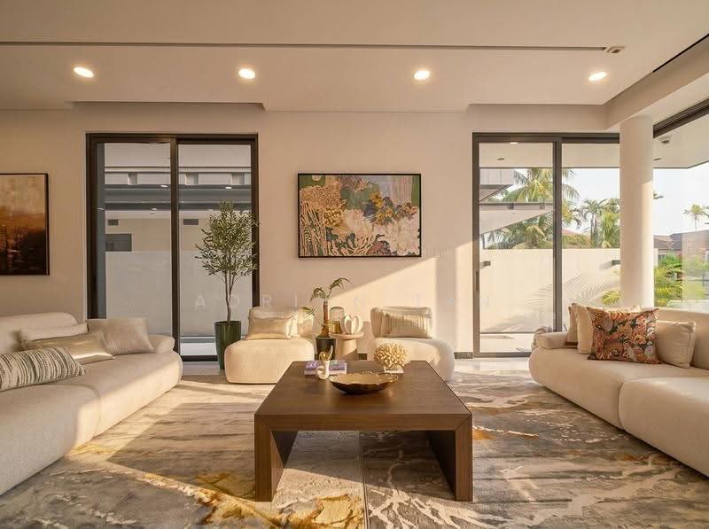 Open House!! A Pair of Brand New Detached Sat n Sun 12pm to 6pm from 15th Aug 2026, 27 CACTUS CRESCENT, Seletar / Yio Chu Kang, 7 Bedrooms, 10,000 sqft, Detached House For Sale, by Adrian Tan, 500234068 - Living Room - PropertyGuru.com.sg