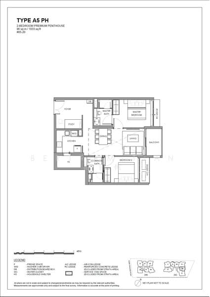 The Hillshore, 292 Pasir Panjang Rd, 2 Bedrooms, 1,033 sqft, Condominium For Sale, by Bertram Tian 田镇伟, 500234114 - A5 PH - PropertyGuru.com.sg