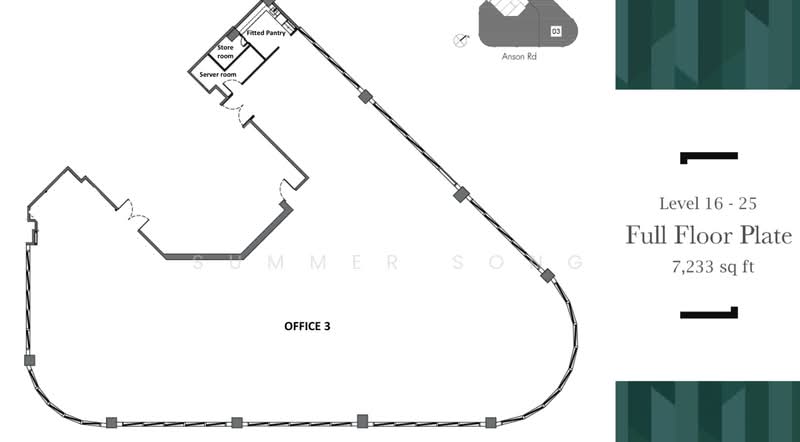 Hub Synergy Point, 70 Anson Road, Chinatown / Tanjong Pagar, 7,233 sqft, Office For Rent, by Summer Song, 500234160 - CommercialGuru.com.sg