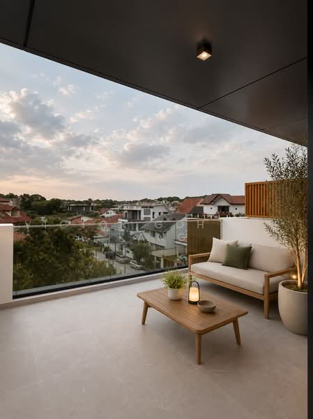 Seletar Hills Estate, Seletar Hills Drive, 4 Bedrooms, 4,684 sqft, Terraced House For Sale, by Victor Goh Wee Kang, 500234161 - Balcony - PropertyGuru.com.sg