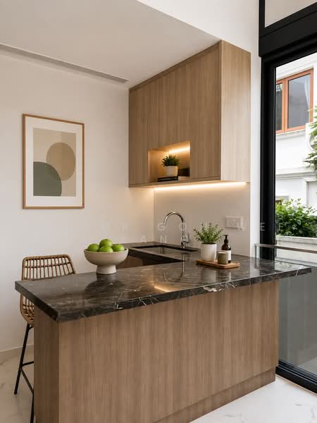 Seletar Hills Estate, Seletar Hills Drive, 4 Bedrooms, 4,684 sqft, Terraced House For Sale, by Victor Goh Wee Kang, 500234161 - Dry Kitchen - PropertyGuru.com.sg