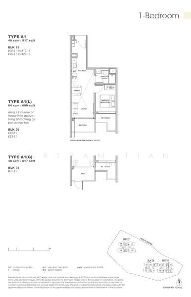 Hillock Green, 26 Lentor Central, 1 Bedroom, 689 sqft, Condominium For Sale, by Bertram Tian 田镇伟, 500234208 - A1(L) - PropertyGuru.com.sg