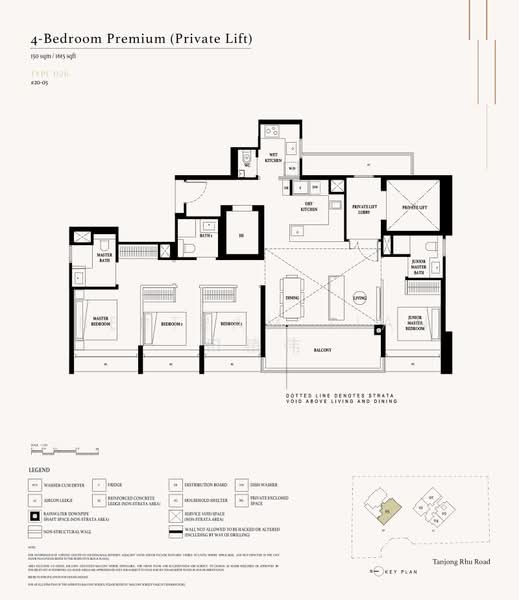 Arina East Residences, 6D Tanjong Rhu Road, 4 Bedrooms, 1,615 sqft, Condominium For Sale, by Bertram Tian 田镇伟, 500234230 - D2b - PropertyGuru.com.sg