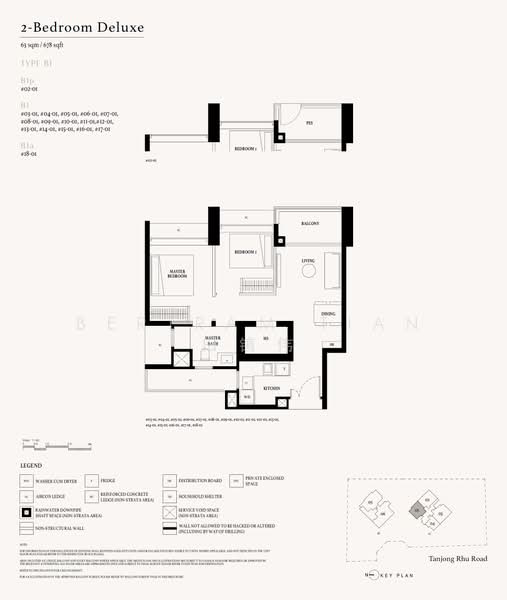Arina East Residences, 6D Tanjong Rhu Road, 2 Bedrooms, 678 sqft, Condominium For Sale, by Bertram Tian 田镇伟, 500234233 - B1a - PropertyGuru.com.sg