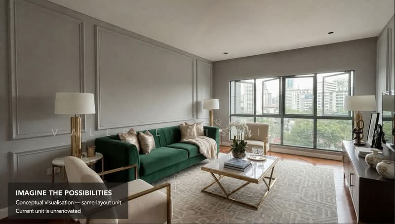 The Quayside, 60 Robertson Quay, 2 Bedrooms, 1,130 sqft, Apartment For Sale, by Valerie Nishijima, 500234242 - Living Room - PropertyGuru.com.sg