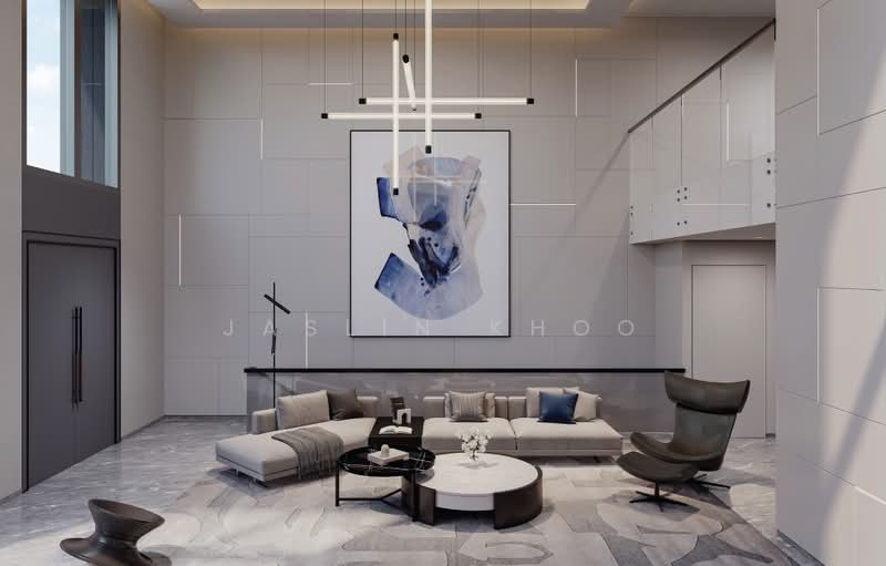District 11 Luxury Brand New Semi Detached Home at Novena, , 5 Bedrooms, 6,560 sqft, Semi-Detached House For Sale, by Jaslin Khoo, 500234260 - Living Room - PropertyGuru.com.sg