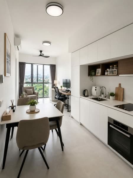 Fourth Avenue Residences, 12 Fourth Avenue, 1 Bedroom, 474 sqft, Condominium For Sale, by Joel Liang, 500234261 - Kitchen - PropertyGuru.com.sg