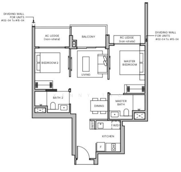 Hudson Place Residences, , 2 Bedrooms, 646 sqft, Condominium For Sale, by Kenny Teo, 500234267 - PropertyGuru.com.sg