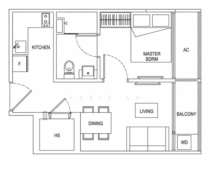 Millage, 55 Changi Road, 1 Bedroom, 420 sqft, Condominium For Sale, by Faris Ar, 500234270 - PropertyGuru.com.sg
