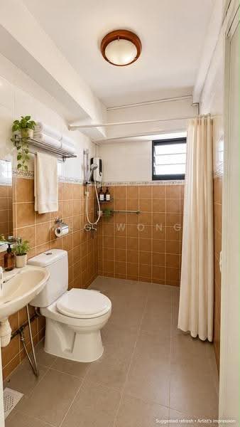 454 Clementi Avenue 3, 454 Clementi Avenue 3, Buona Vista / West Coast / Clementi New Town, 3 Bedrooms, 980 sqft, HDB Flat For Sale, by Meg Wong, 500234282 - Bathroom - PropertyGuru.com.sg