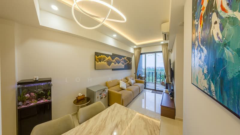 Parc Botannia, 12 Fernvale Street, 2 Bedrooms, 786 sqft, Condominium For Rent, by Loh Audrey, 500234292 - Living Room - PropertyGuru.com.sg