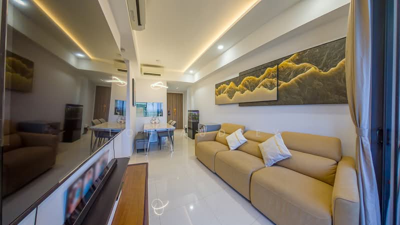 Parc Botannia, 12 Fernvale Street, 2 Bedrooms, 786 sqft, Condominium For Rent, by Loh Audrey, 500234292 - Living Room - PropertyGuru.com.sg