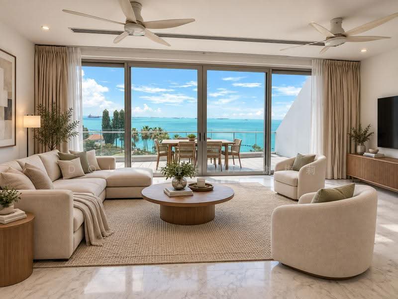 The Coast at Sentosa Cove, 276 Ocean Drive, Harbourfront / Telok Blangah, 5 Bedrooms, 4,596 sqft, Condominium For Sale, by Dolly Chia 谢梅莉, 500234310 - Living Room - PropertyGuru.com.sg