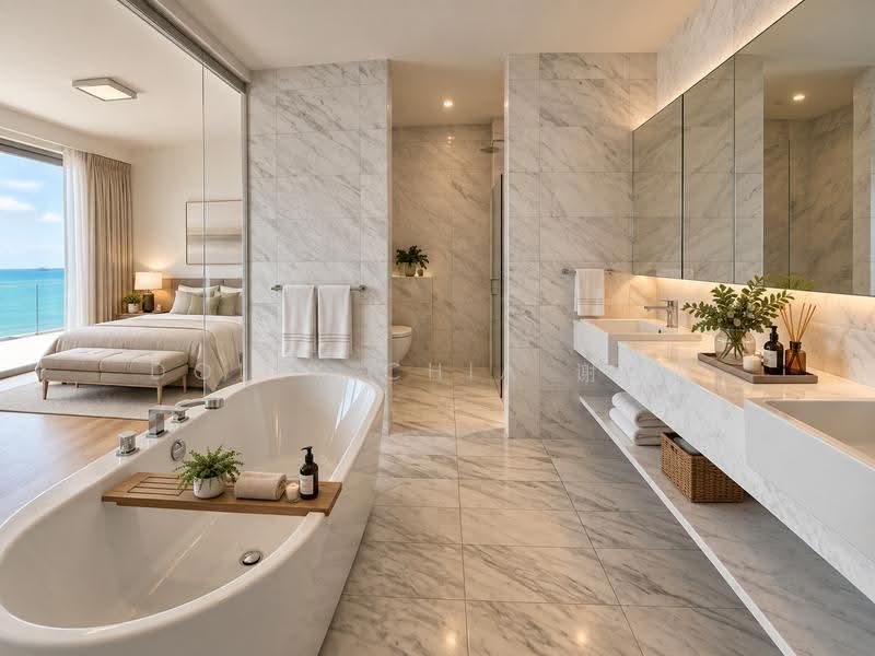 The Coast at Sentosa Cove, 276 Ocean Drive, Harbourfront / Telok Blangah, 5 Bedrooms, 4,596 sqft, Condominium For Sale, by Dolly Chia 谢梅莉, 500234310 - Bathroom - PropertyGuru.com.sg