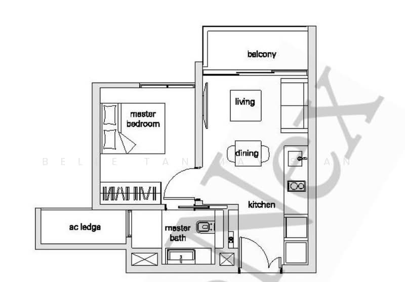 The Panorama, 16 Ang Mo Kio Ave 2, 1 Bedroom, 431 sqft, Condominium For Rent, by Belle Tan May Sian, 500234385 - PropertyGuru.com.sg