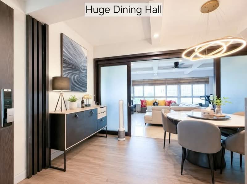 Rare $150k Renovated 5 Room 3 Bed 2 Bath Mins Walk to MRT, Punggol Walk, 3 Bedrooms, 1,216 sqft, HDB Flat For Sale, by CD Sung, 500234445 - Dining Room - PropertyGuru.com.sg