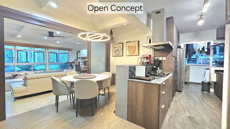 Rare $150k Renovated 5 Room 3 Bed 2 Bath Mins Walk to MRT, Punggol Walk, 3 Bedrooms, 1,216 sqft, HDB Flat For Sale, by CD Sung, 500234445 - Living Room - PropertyGuru.com.sg