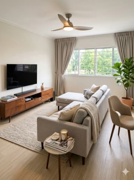826 Yishun Street 81, 826 Yishun Street 81, 3 Bedrooms, 1,572 sqft, HDB Flat For Sale, by Dorcas Chan, 500234446 - Living Room - PropertyGuru.com.sg