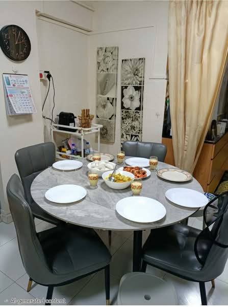 113 Commonwealth Crescent, 113 Commonwealth Crescent, 2 Bedrooms, 650 sqft, HDB Flat For Rent, by Stella Ang, 500234470 - Dining Room - PropertyGuru.com.sg