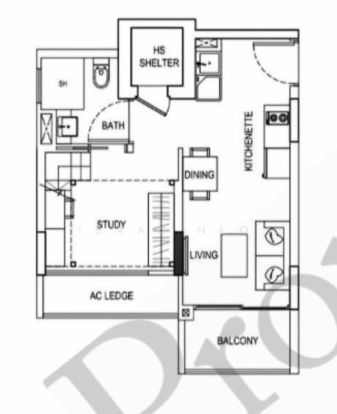 Urban Vista, 6 Tanah Merah Kechil Link, 1 Bedroom, 441 sqft, Condominium For Rent, by Isaac Neo, 500234519 - PropertyGuru.com.sg