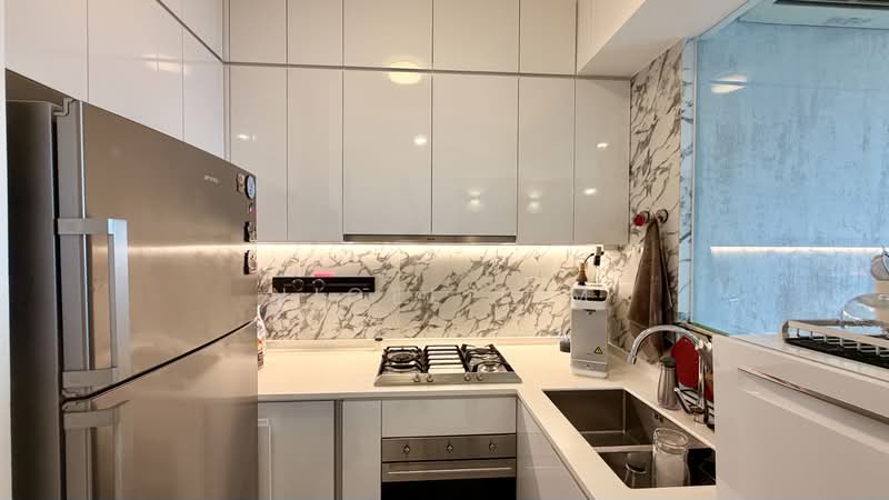 Queens Peak, 1 Dundee Road, 3 Bedrooms, 807 sqft, Condominium For Sale, by Nigel Lim, 500234520 - Kitchen - PropertyGuru.com.sg