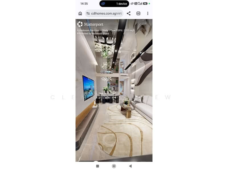 Norwood Grand, , 4 Bedrooms, 1,313 sqft, Condominium For Sale, by Clement Chew, 500234578 - Living Room - PropertyGuru.com.sg
