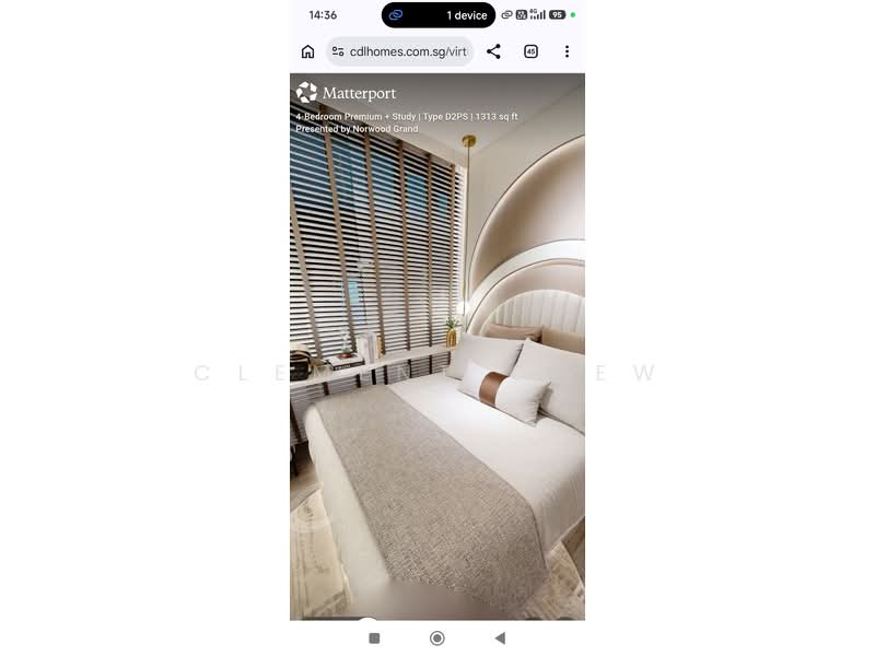 Norwood Grand, , 4 Bedrooms, 1,313 sqft, Condominium For Sale, by Clement Chew, 500234578 - Bedroom - PropertyGuru.com.sg