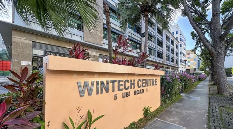 Wintech Centre, 6 Ubi Road 1, 3,832 sqft, Light Industrial (B1) For Sale, by Larry Yeow, 500234604 - Exterior - CommercialGuru.com.sg