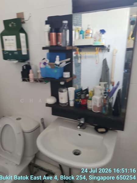 257 Bukit Batok East Avenue 4, 257 Bukit Batok East Avenue 4, Room Rental, 100 sqft, HDB Flat For Rent, by Charissa Lim, 500234625 - Bathroom - PropertyGuru.com.sg