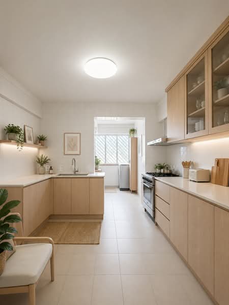 419 Hougang Avenue 8, 419 Hougang Avenue 8, 3 Bedrooms, 1,109 sqft, HDB Flat For Sale, by Benson Yew, 500234626 - Kitchen - PropertyGuru.com.sg