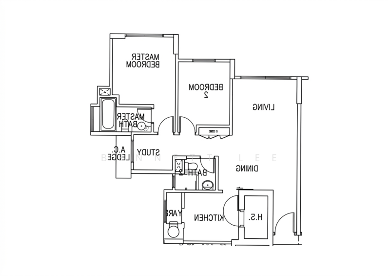 Casablanca, 23 Rosewood Drive, 3 Bedrooms, 936 sqft, Condominium For Sale, by Bennett Lee, 500234709 - PropertyGuru.com.sg